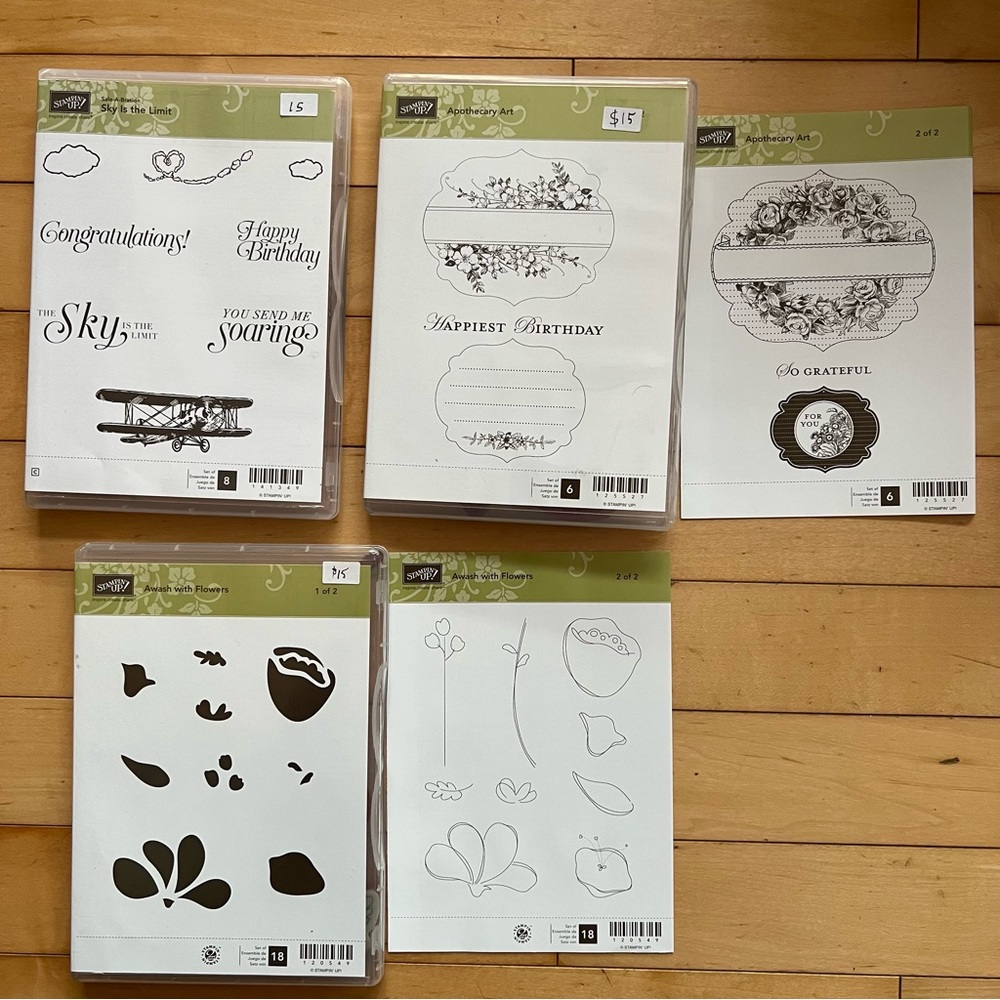 Lot of Stampin’ Up stamp sets